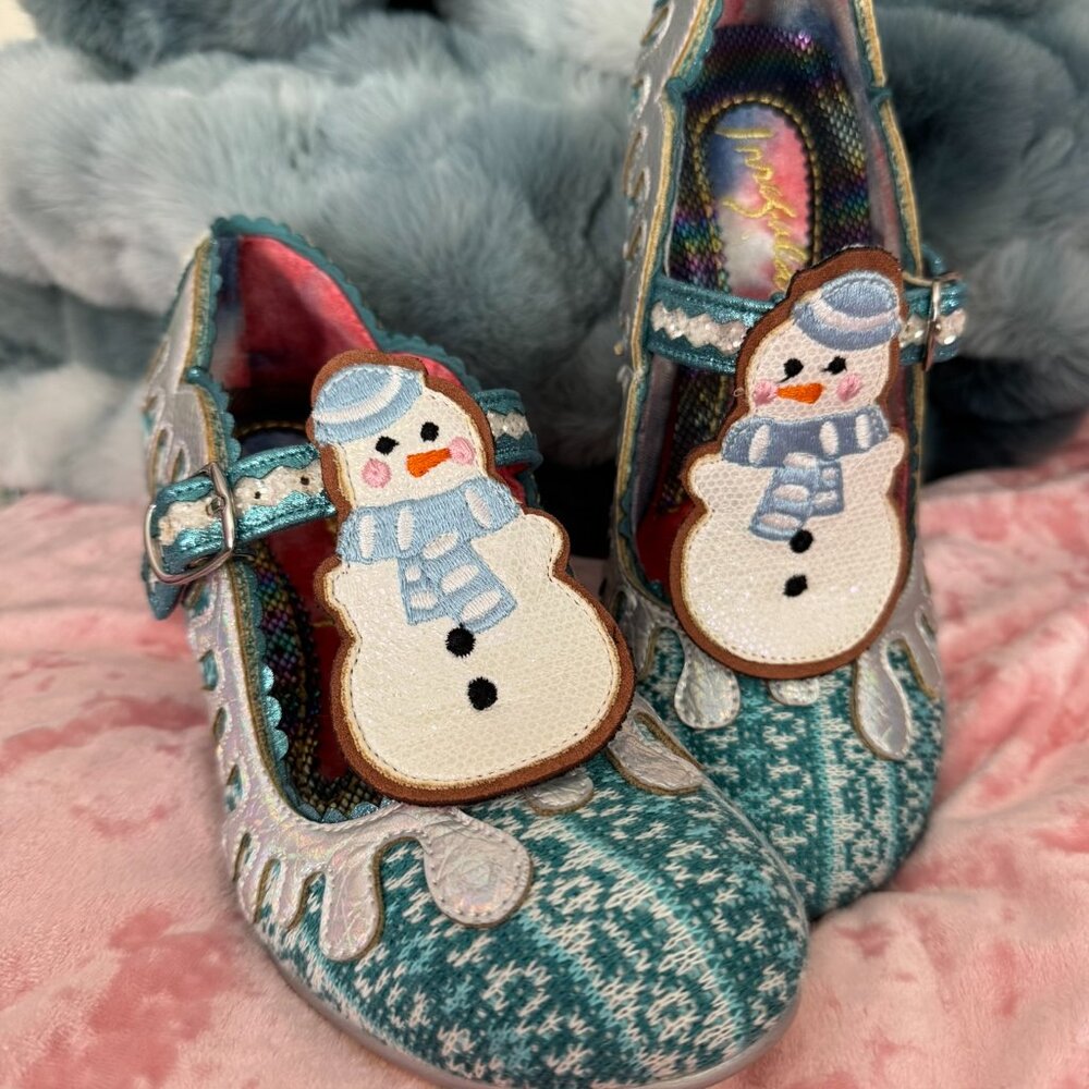 Irregular Choice Snowman Heels - NIB